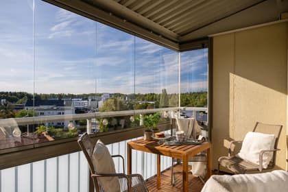 Balkong eller utsiktsbild