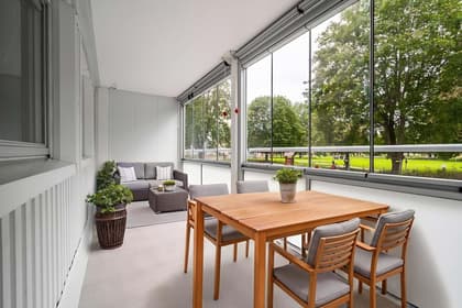 Balkong eller utsiktsbild