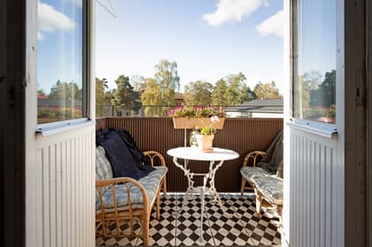 Balkong eller utsiktsbild