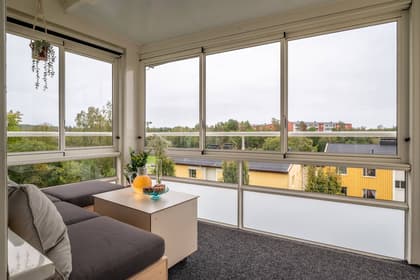 Balkong eller utsiktsbild