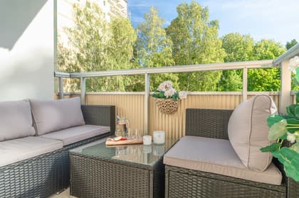 Balkong eller utsiktsbild