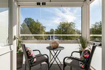 Balkong eller utsiktsbild