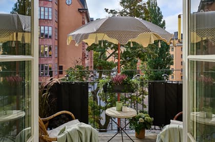 Balkong eller utsiktsbild