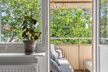 Balkong eller utsiktsbild