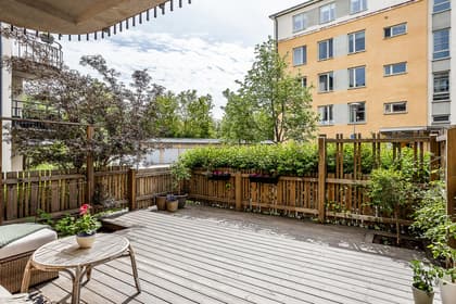 Balkong eller utsiktsbild