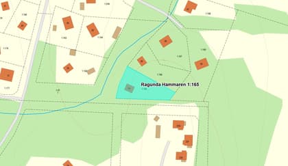 Illustrerad karta över fastigheten eller området
