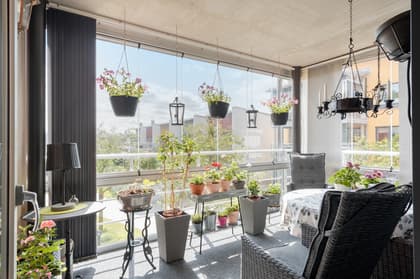 Balkong eller utsiktsbild