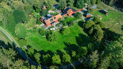 Illustrerad karta över fastigheten eller området