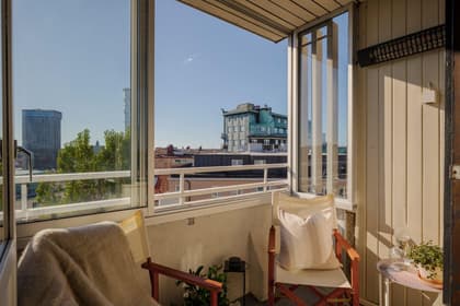 Balkong eller utsiktsbild