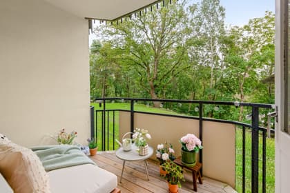 Balkong eller utsiktsbild