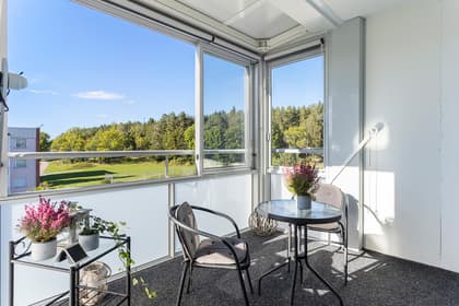 Balkong eller utsiktsbild