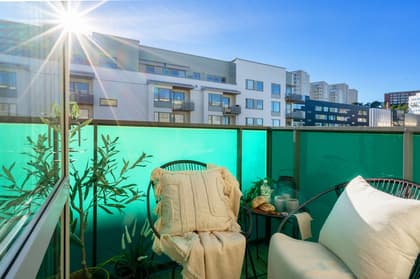 Balkong eller utsiktsbild