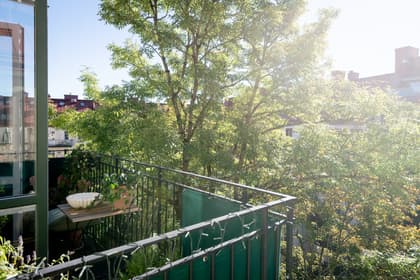 Balkong eller utsiktsbild