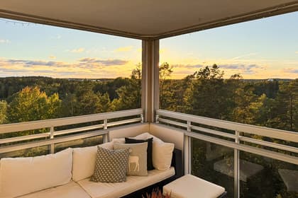 Balkong eller utsiktsbild