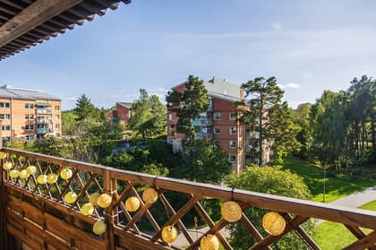 Balkong eller utsiktsbild