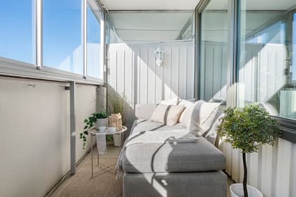 Balkong eller utsiktsbild