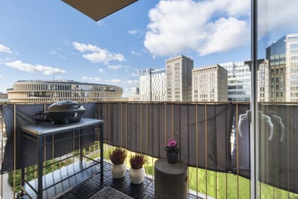 Balkong eller utsiktsbild