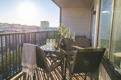 Balkong eller utsiktsbild