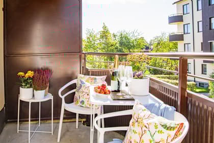 Balkong eller utsiktsbild