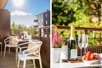 Balkong eller utsiktsbild