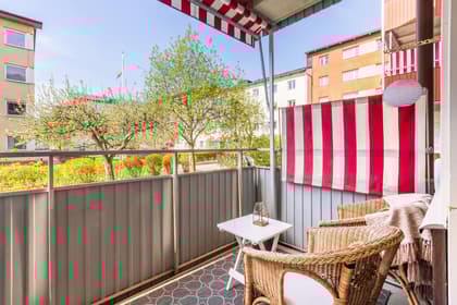 Balkong eller utsiktsbild