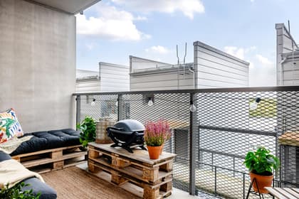 Balkong eller utsiktsbild