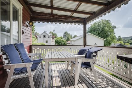 Balkong eller utsiktsbild