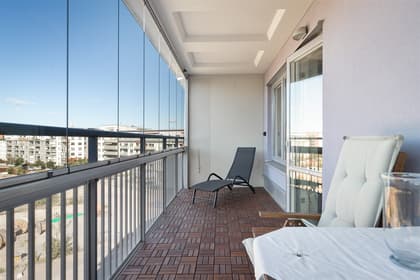 Balkong eller utsiktsbild