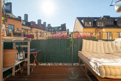 Balkong eller utsiktsbild