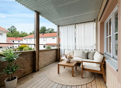 Balkong eller utsiktsbild