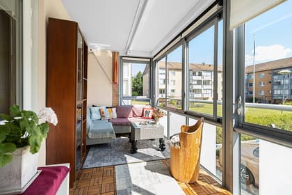 Balkong eller utsiktsbild