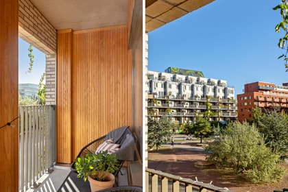 Balkong eller utsiktsbild