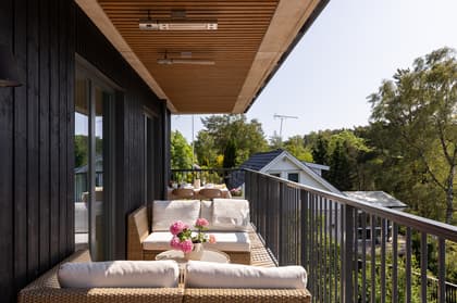 Balkong eller utsiktsbild