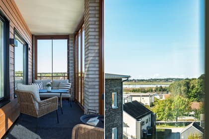 Balkong eller utsiktsbild