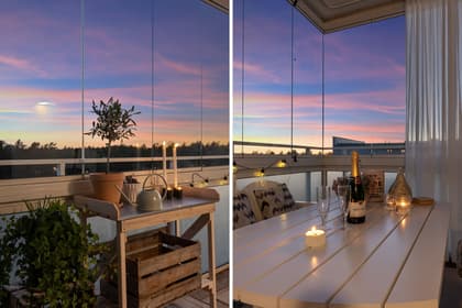 Balkong eller utsiktsbild