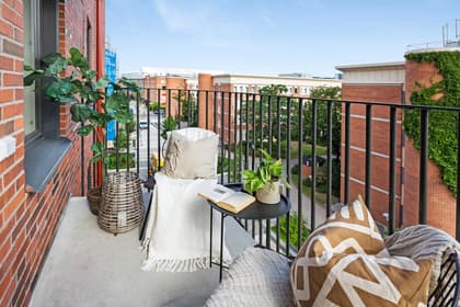 Balkong eller utsiktsbild