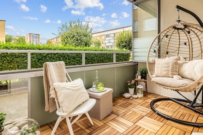 Balkong eller utsiktsbild