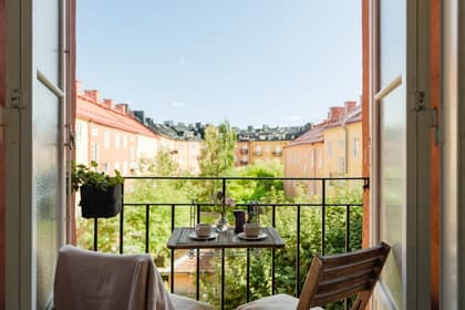 Balkong eller utsiktsbild