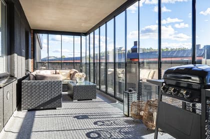 Balkong eller utsiktsbild