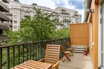 Balkong eller utsiktsbild