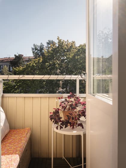 Balkong eller utsiktsbild