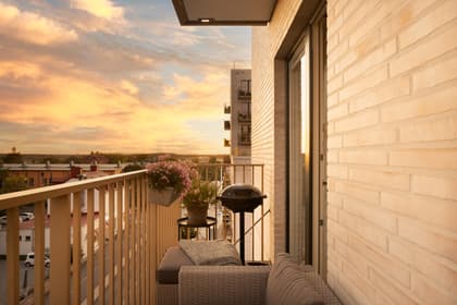 Balkong eller utsiktsbild