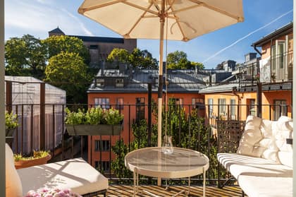 Balkong eller utsiktsbild