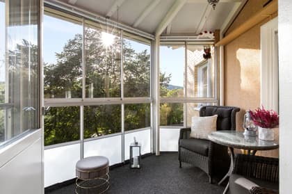 Balkong eller utsiktsbild