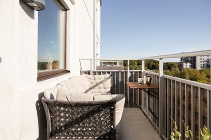 Balkong eller utsiktsbild