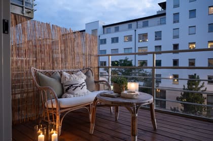 Balkong eller utsiktsbild