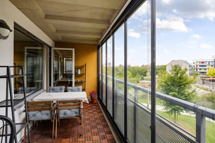 Balkong eller utsiktsbild