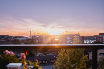 Balkong eller utsiktsbild