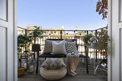 Balkong eller utsiktsbild