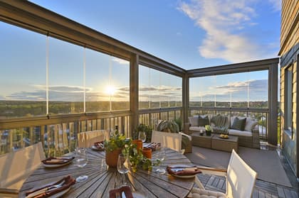 Balkong eller utsiktsbild